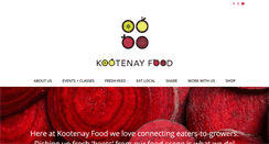 Desktop Screenshot of kootenayfood.com